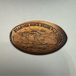 Starved Rock State Park Illinois Pressed Souvenir Penny